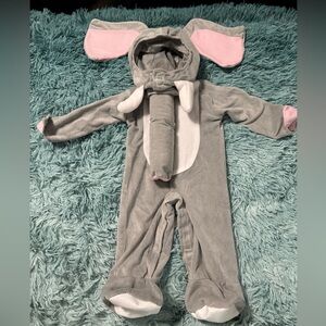Gray Elephant Kids Costume